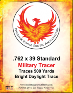 7.62 x 39 Phoenix Rising Standard Red Tracer Ammunition