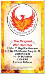 12 Ga. 3" Mag "Original War Hammer"