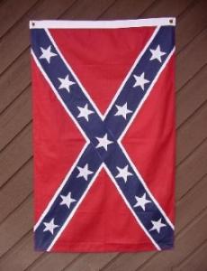 CONFEDERATE NAVAL JACK BATTLE FLAG 2X3' OUTDOOR SEWN