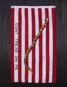 FIRST NAVY JACK DON'T TREAD ON ME FLAG SEWN 3X5