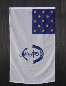 RHODE ISLAND REGIMENT FLAG 3X5 PRINTED