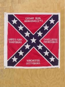 CONFEDERATE HONORS BATTLE FLAG 51X51" ALL SEWN