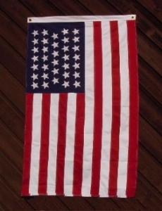 UNITED STATES 34 STAR LINEAR FLAG 3X5