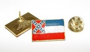 CONFEDERATE MISSISSIPPI FLAG PIN