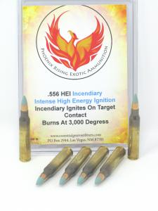 .556 Phoenix Rising HEI Incendiary Ammunition