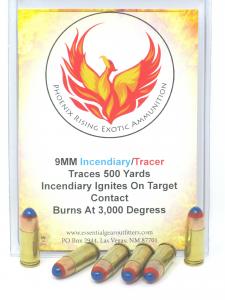 9MM Incendiary/Tracer Ammunition