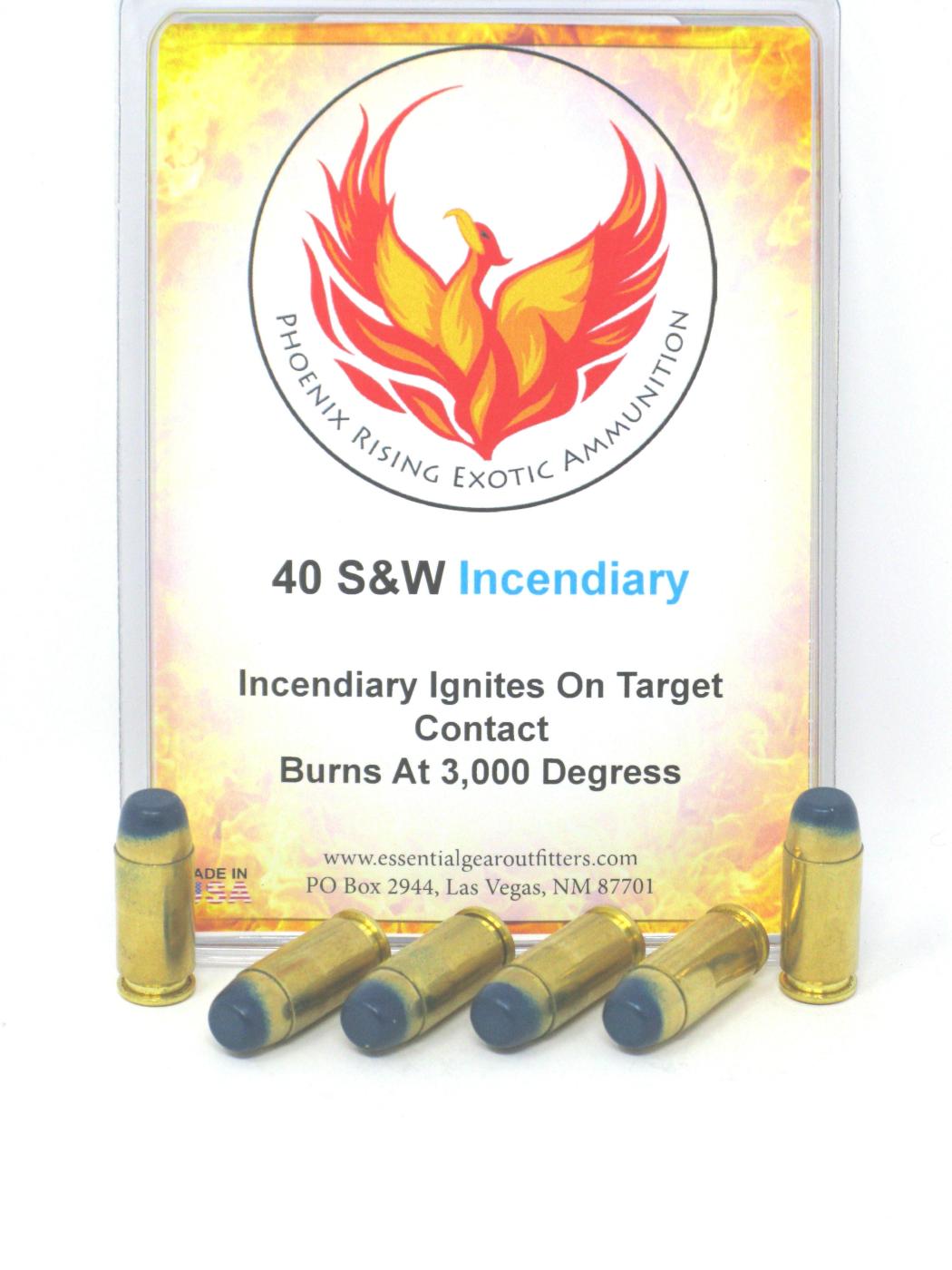 .40 S&W ACP Incendiary Ammunition