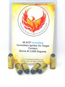 .45 ACP Incendiary Ammunition