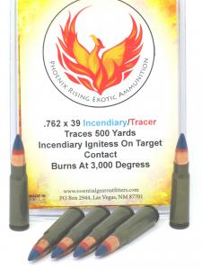 7.62 x 39 Phoenix Rising Incendiary/Tracer Ammunition