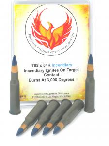 7.62 X 54R Phoenix Rising Incendiary Ammunition