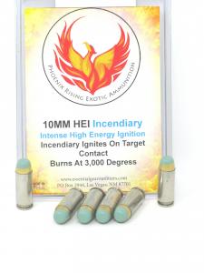 10MM HEI Incendiary Ammunition