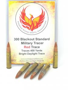 .300AAC Blackout Standard Military Red Tracer Ammunition
