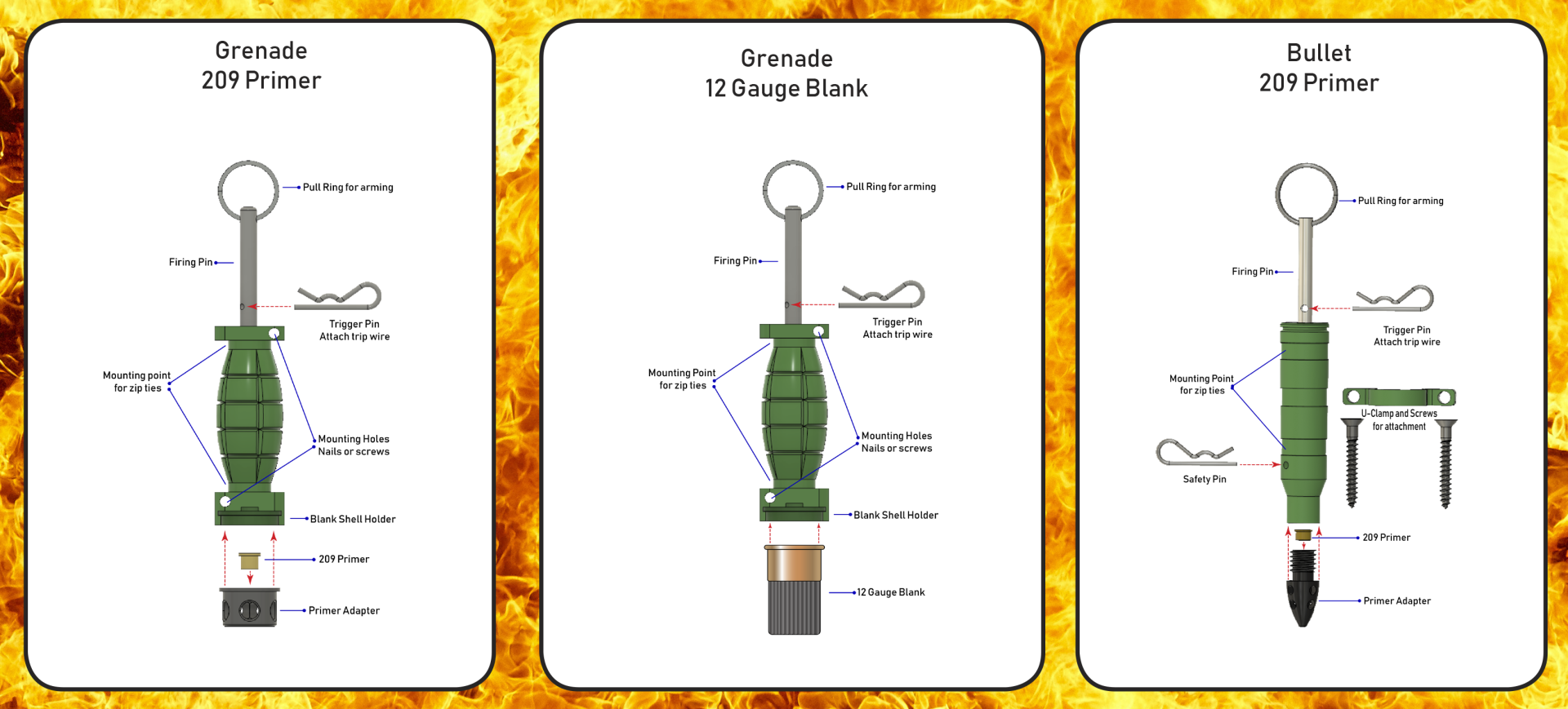 209 Shotgun Primer Alarm