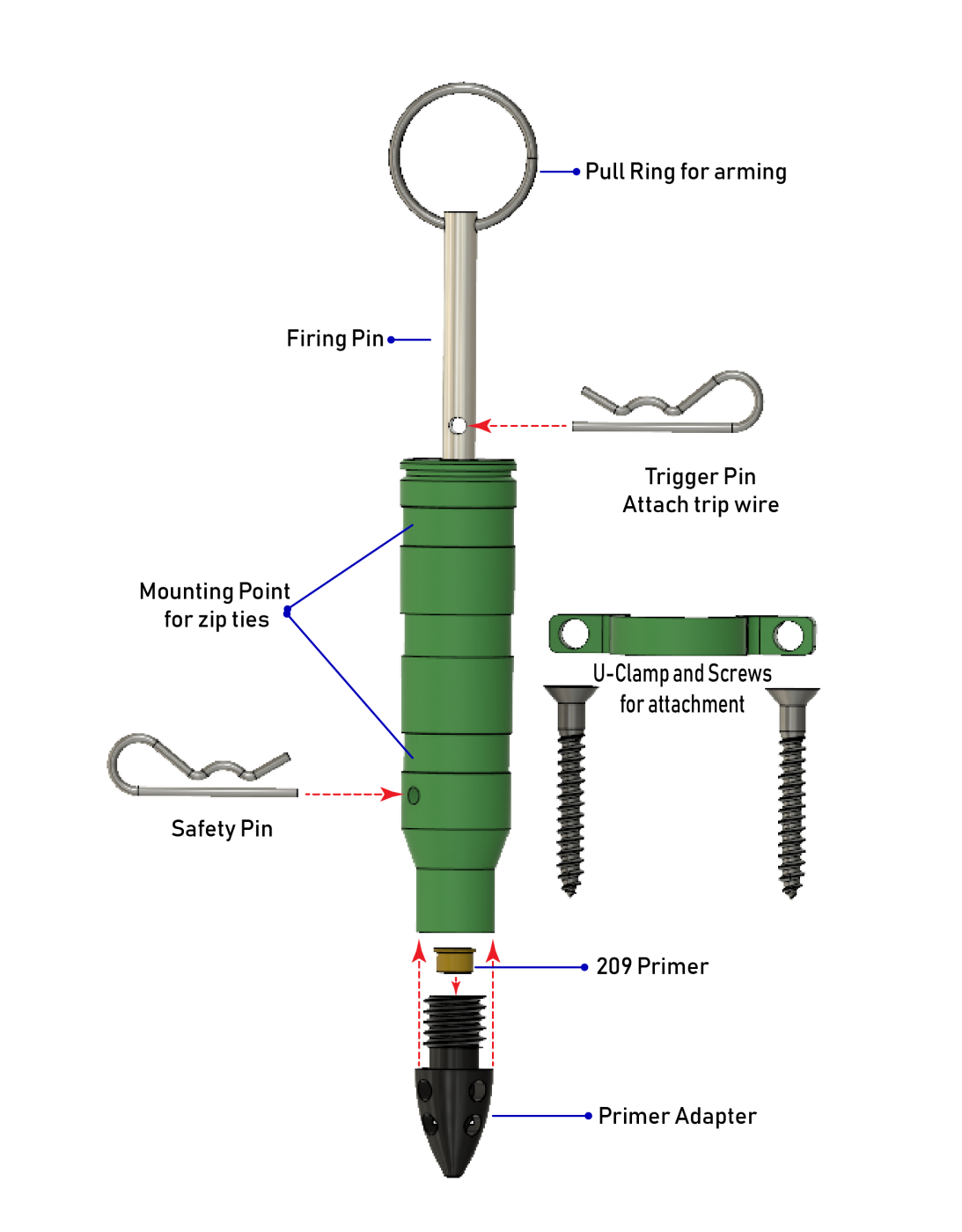 209 Shotgun Primer Alarm