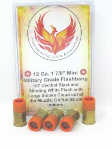 12 Gauge 1 7/8" Mini Flash Bang Ammunition