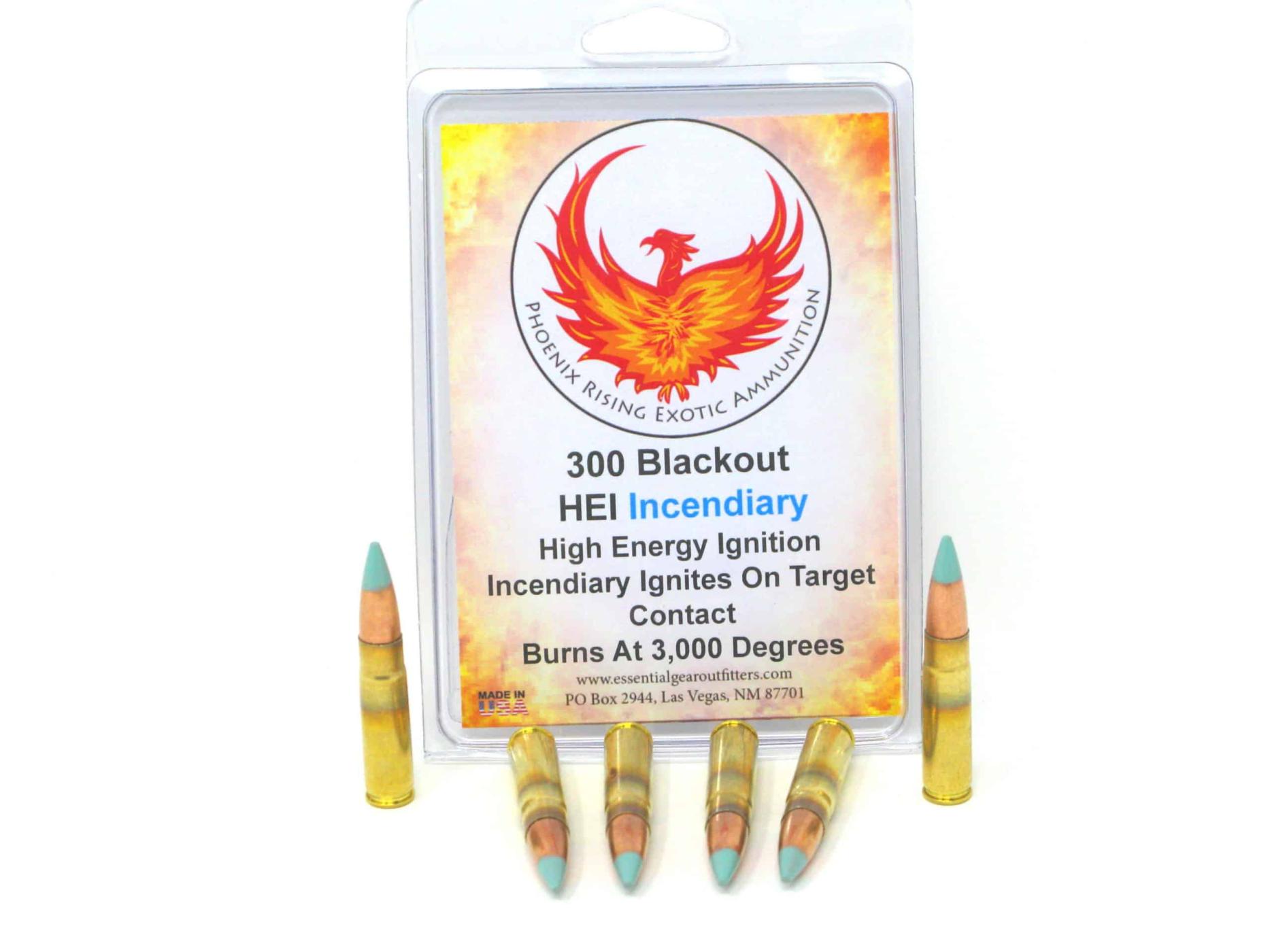 .300 Blackout HEI Incendiary