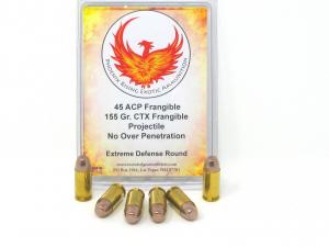 45 ACP CTX Frangible Copper Round