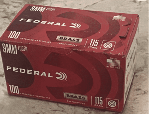 Federal 9mm HST 147 Grain Ammo - 1000 rounds